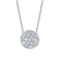 Sterling Silver Diamond Pendant