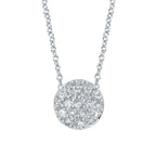 Sterling Silver Diamond Pendant