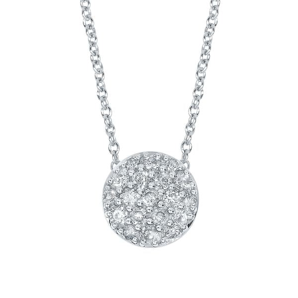 Sterling Silver Diamond Pendant