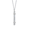 Sterling Silver Diamond Pendant