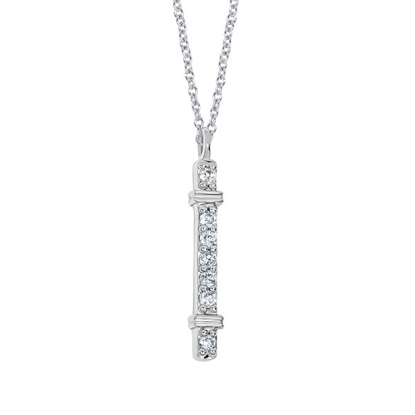 Sterling Silver Diamond Pendant