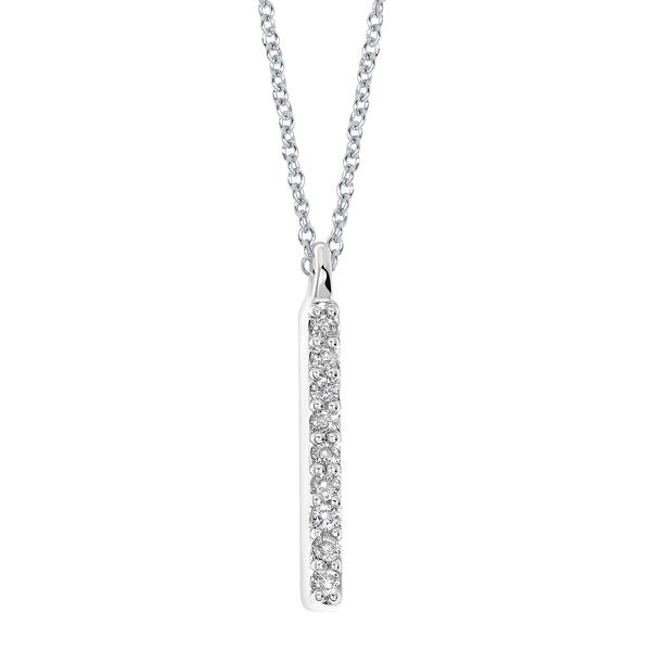 Sterling Silver Diamond Pendant