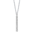 Sterling Silver Diamond Pendant