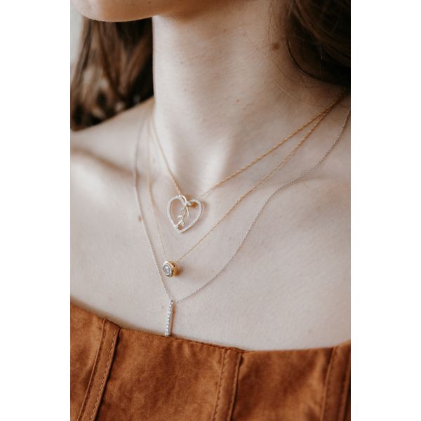Sterling Silver Diamond Pendant - Image 3