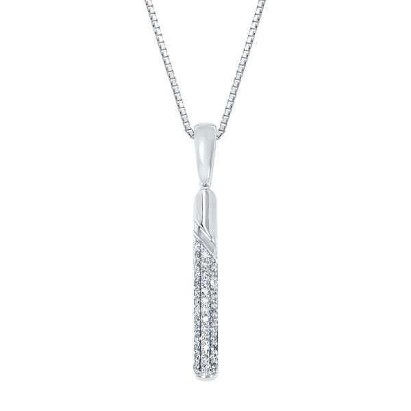 Sterling Silver Diamond Pendant