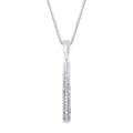 Sterling Silver Diamond Pendant