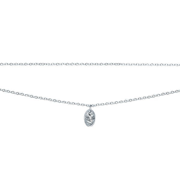 Sterling Silver Diamond Bracelet