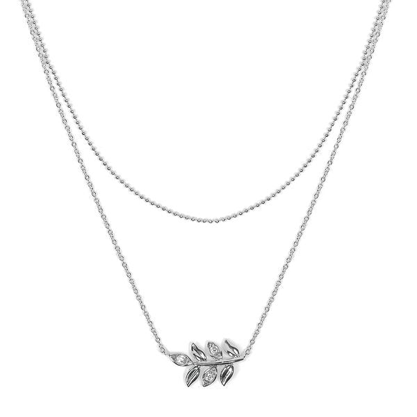 Sterling Silver Diamond Pendant