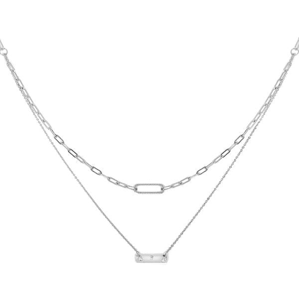 Sterling Silver Diamond Pendant