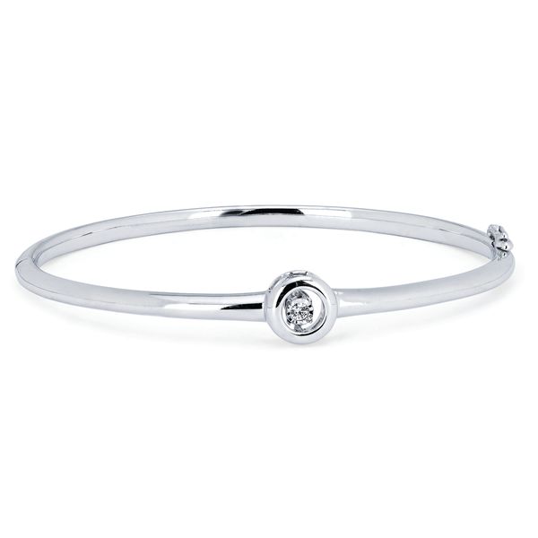 Sterling Silver Diamond Bracelet