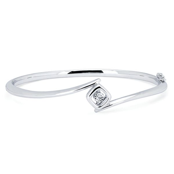 Sterling Silver Diamond Bracelet