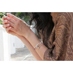 Sterling Silver Diamond Bracelet - Image 3