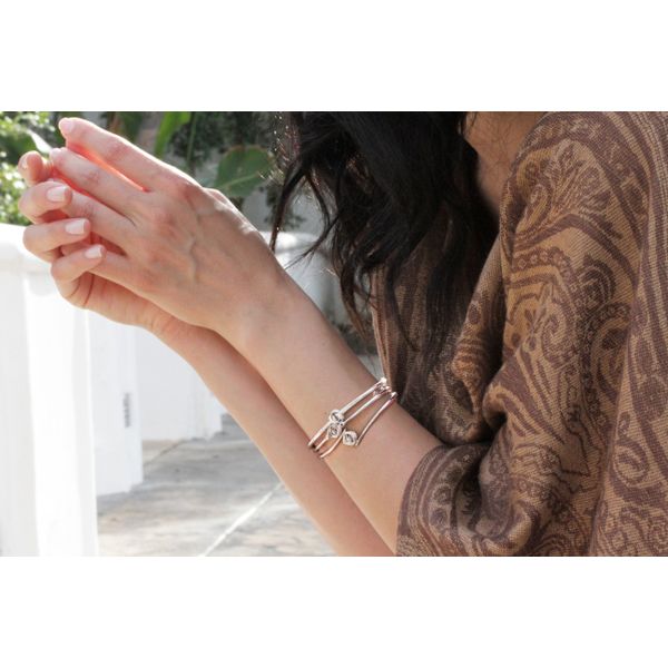 Sterling Silver Diamond Bracelet - Image 3