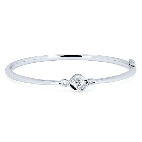 Sterling Silver Diamond Bracelet