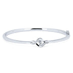 Sterling Silver Diamond Bracelet