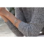 Sterling Silver Diamond Bracelet - Image 2