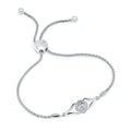 Sterling Silver Diamond Bracelet