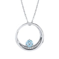 Sterling Silver Gemstone Pendant