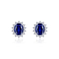 6.2 CTW Halo Stud Earrings