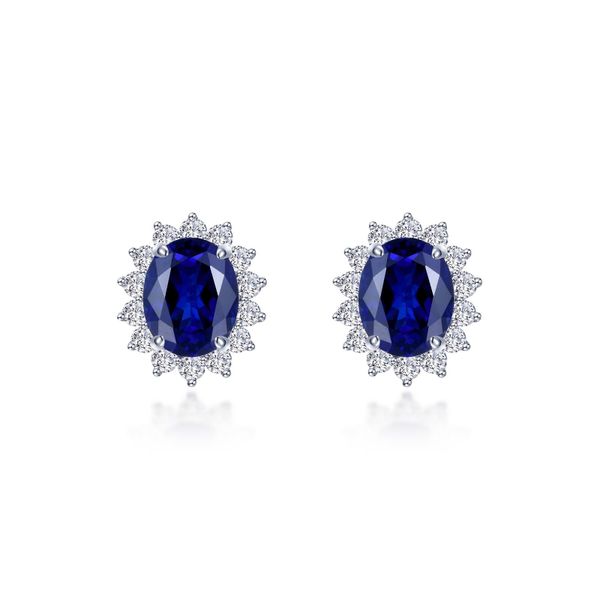 6.2 CTW Halo Stud Earrings