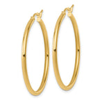 Leslie's 10K Polished Hinged Hoop Earrings - Image 2