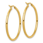 Leslie's 10K Polished Hinged Hoop Earrings - Image 4