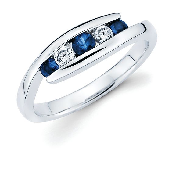14k White Gold Gemstone Ring