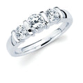 14k White Gold Anniversary Ring