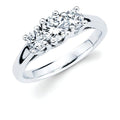 14k White Gold Anniversary Ring