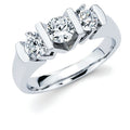 14k White Gold Anniversary Ring
