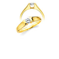 14k White Gold Engagement Ring