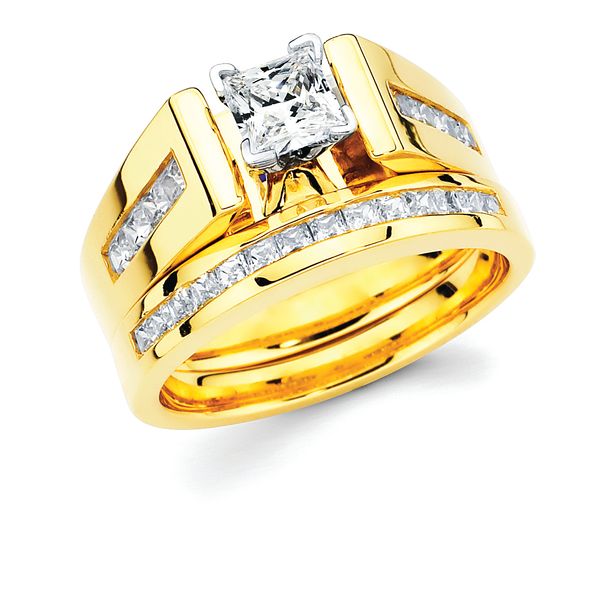 14k Yellow Gold Engagement Ring