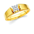 14k Yellow Gold Engagement Ring