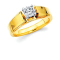14k Yellow Gold Engagement Ring