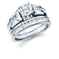 14k Yellow Gold Bridal Set