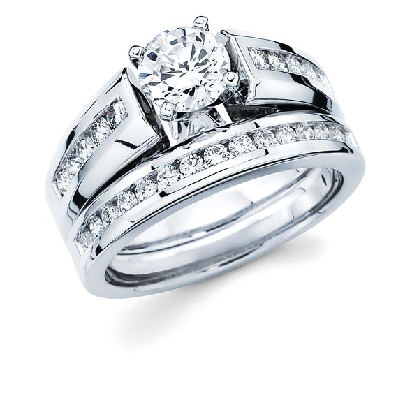 14k Yellow Gold Bridal Set
