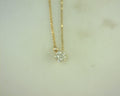 Diamond Cluster Pendant .28cttw 14K Rose Gold